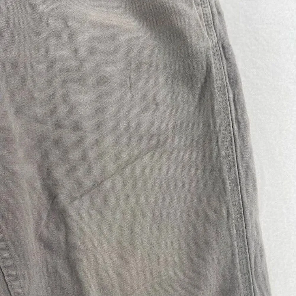Men's Ridgecut Toughwear Gray‎ Canvas Workpants Pants Size 38 Inseam